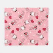 Gnome Sweet Gnome Fleecedecke (Vorderseite (Horizontal))