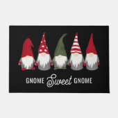 Gnome Sweet Gnome Funny Christmas Fußmatte (Vorderseite)