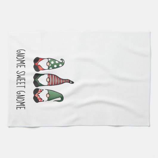 Gnome Sweet Gnome Geschirrtuch (Horizontal)
