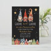 Gnome Sweet Gnome Housewarming Party Einladung (Stehend Vorderseite)