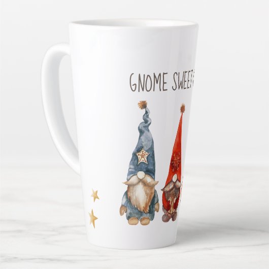 Gnome Sweet Gnome Milchtasse (Linke Ecke)