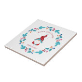 Gnome Sweet Gnome Niedlich Moderne Elfenbeinküste Fliese (Seite)