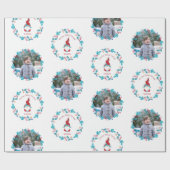 Gnome Sweet Gnome Niedliches Blumenkraut Custom Fo Geschenkpapier (Flach)