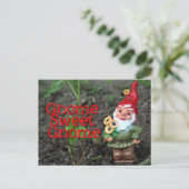 Gnome Sweet Gnome Postkarte (Stehend Vorderseite)