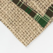 Gnome Sweet Gnome Red Truck Kariert Rustikal Fleecedecke (Ecke)