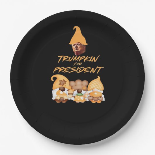 Gnome Sweet Gnome Wählen Trumpkin Classic Pappteller (Vorderseite)