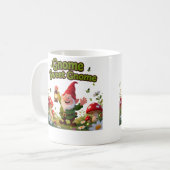 Gnome Sweet Gnome Whimsical Garden Gnome Graphic Kaffeetasse (Vorderseite Links)