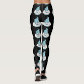 Gnome Taurus Astrologie Signatur Engel Leggings (Rückseite)