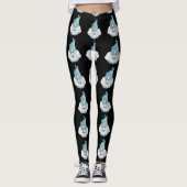 Gnome Taurus Astrologie Signatur Engel Leggings (Vorderseite)