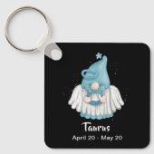 Gnome Taurus Astrologie Signaturengel Schlüsselanh Schlüsselanhänger (Vorderseite)