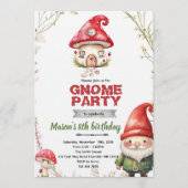 Gnome theme party invitation einladung (Vorderseite)