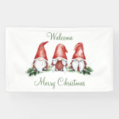 Gnome Themed Holiday Banner (Horizontal)