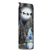 Gnome Thermal Christmas Night Tumbler Thermosbecher (Nach rechts gedreht)