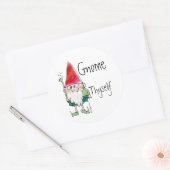 Gnome Thyself Cartoon Sticker (Umschlag)