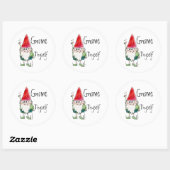 Gnome Thyself Cartoon Sticker (Blatt)