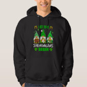 Gnome Tie Dye Shamrock Let Shenanigans Begin St Pa Hoodie (Vorderseite)