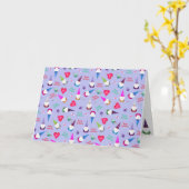 Gnome Toss Birthday Karte (Gelbe Blume)