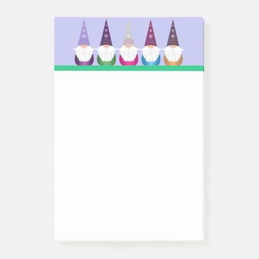 Gnome Toss Post-it Klebezettel (Vorderseite)