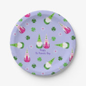 Gnome Toss St. Patrick's Day Pappteller (Vorderseite)