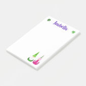 Gnome Toss St. Patrick's Day Post-it Klebezettel (angewinkelt)