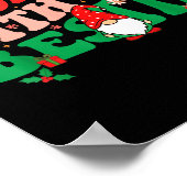 Gnome Twinning With My Ie Funny Matching Christmas Poster (Ecke)