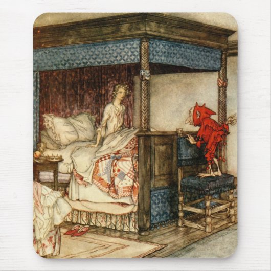 Gnome Überraschung von Arthur Rackham Mousepad (Vorne)