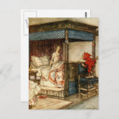 Gnome Überraschung von Arthur Rackham Postkarte (Vorne/Hinten)