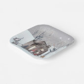 Gnome und Bäume Pappteller (Gewinkelt)