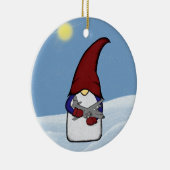 Gnome und C-130 Keramik Ornament (Rechts)