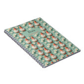Gnome und Daisy Seamless Muster Garden Design Notizblock (Rechte Seite)
