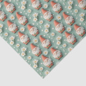 Gnome und Daisy Seamless Muster Garden Design Seidenpapier (Ausschnitt)