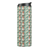 Gnome und Daisy Seamless Muster Garden Design Thermosbecher (Nach links gedreht)