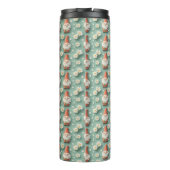Gnome und Daisy Seamless Muster Garden Design Thermosbecher (Rückseite)