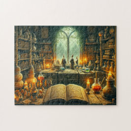 Gnome und das Studierzimmer des Zauberers Hüter de Puzzle