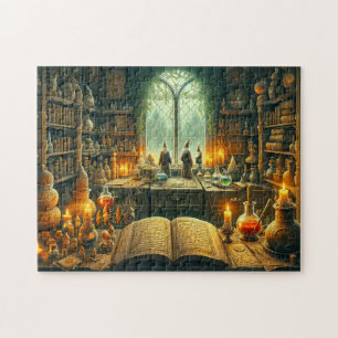 Gnome und das Studierzimmer des Zauberers Hüter de Puzzle