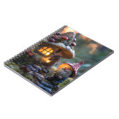 Gnome und ein Pilzhaus, Fantasy Design Notizblock (Linke Seite)