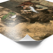 "Gnome und Frog in einem Jar" von Heinrich Schlitt Fotodruck (Ecke)