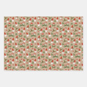 Gnome und Pilze Woodland Urlaub Geschenkpapier Set (Vorderseite 3)