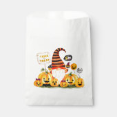 Gnome und Pumpkins Trick oder Treat Fevor Bag Geschenktütchen (Vorderseite)