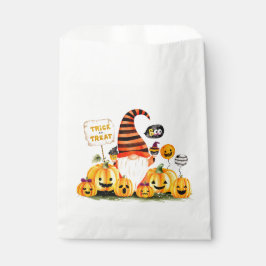 Gnome und Pumpkins Trick oder Treat Fevor Bag Geschenktütchen