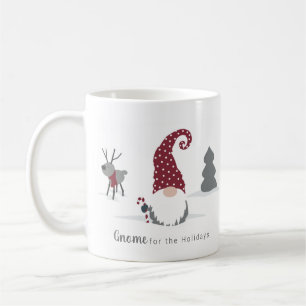 Gnome und Rentiere skandinavisches Tomte-Design Kaffeetasse