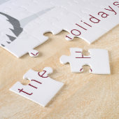 Gnome und Rentiere skandinavisches Tomte-Design Puzzle (Seite)