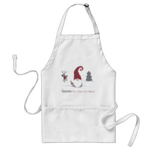 Gnome und Rentiere skandinavisches Tomte-Design Schürze