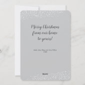 Gnome und Schnee Feiertagskarte (Rückseite)