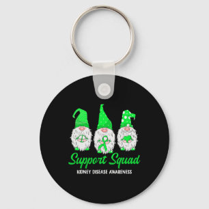 Gnome-Unterstützung Squad Green Ribbon Nierenerkra Schlüsselanhänger
