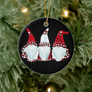 GNOME VALENTIN  KERAMIK ORNAMENT