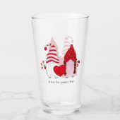 Gnome Valentine Eine Liebe wie gnome andere Glas (Rückseite)