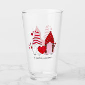 Gnome Valentine Eine Liebe wie gnome andere Glas (Vorderseite)