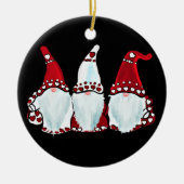 GNOME VALENTINE KERAMIK ORNAMENT (Vorne)