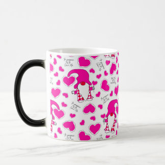 Gnome Valentine Mug - To Gnomie is to Love Me Verwandlungstasse